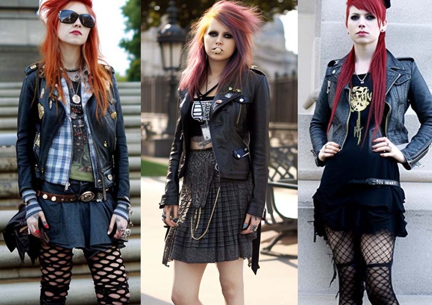 Punk outfit girl best sale