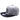 Pins & Bones Pentagram Hat, Star, Black & Grey Gothic Snapback Hat, One Size Fits All