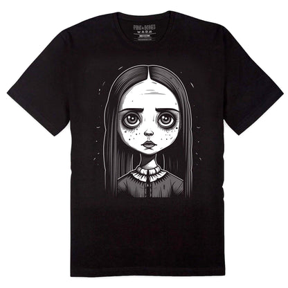 Goth Girl T-Shirt Alternative Occult Alt Clothing Black Tee