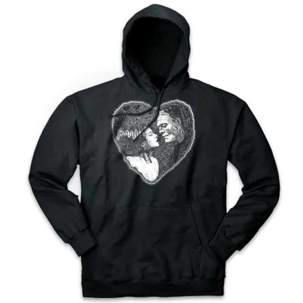 Frankenstein Heart Bride of Hoodie by pinsandbones.com