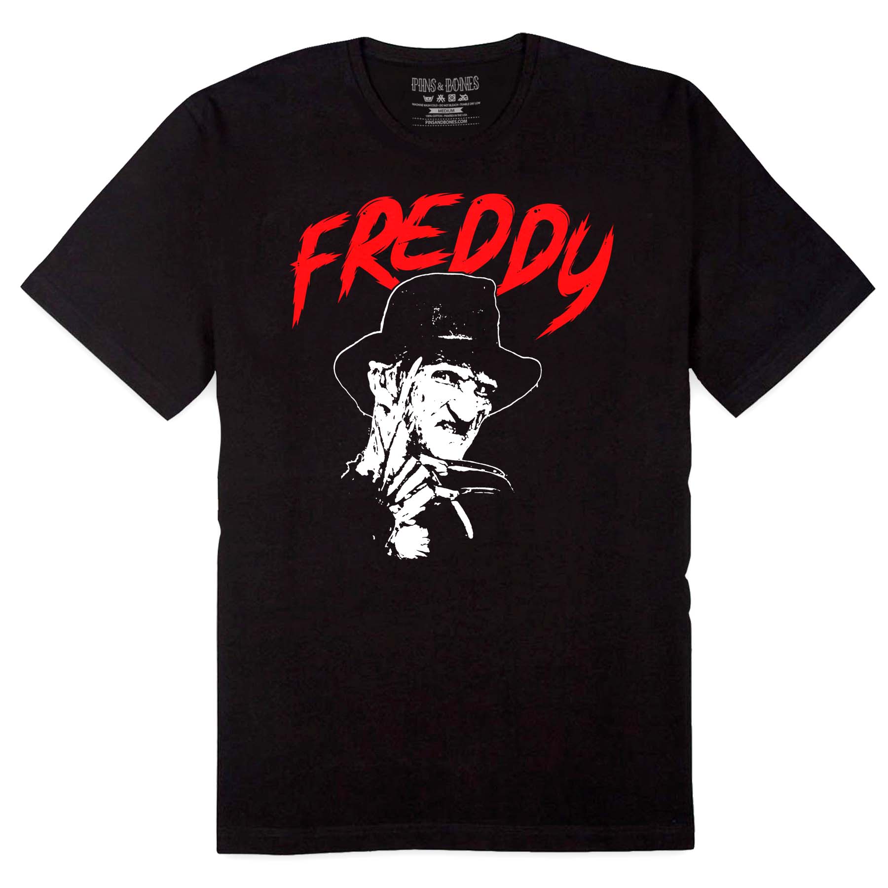 freddy krueger dress shirt Mens Red & Green Nightmare on the Street Striped T-Shirt Costume Freddy Krueger