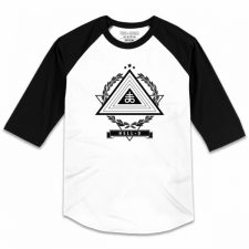 Pins & Bones Illuminati Shirt, Leviathan Inspired, Conspiracy Shirt, Raglan Illuminati Clothing Baseball Tee by pinsandbones.com