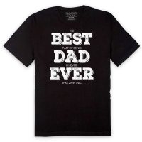 Pins & Bones Funny Dad Shirt,Black, Best Dad Ever, Father’s Day Shirt by pinsandbones.com