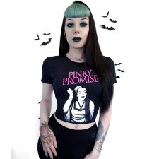Pins & Bones Pinky Promise Lily Munster Shirt Classic Monsters Retro Women’s Top by pinsandbones.com (louisemarie666)