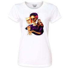 Pins & Bones Frida Kahlo Women’s T Shirt Dia De Los Muertos Inspired Regular Tee by pinsandbones.com