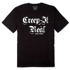 Pins & Bones Creep it Real, Goth Inspired, Black Men's Gothic T Shirt by pinsandbones.com