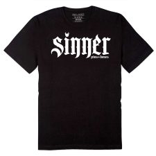 Pins & Bones Sinner, Goth Punk, Black Mens Dark Apparel, Alternative Fashion Sinner T Shirt by pinsandbones.com