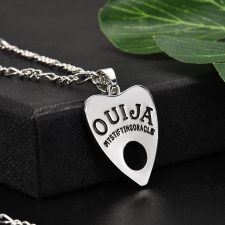 Pins & Bones Ouija Necklace, 24-inch Stainless Steel with Chain by pinsandbones.com