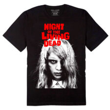 Night of The Living Dead T-Shirt, Classic Horror Movie Merch, Black Cotton Tee by pinsandbones.com