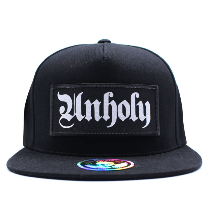 Pins & Bones Unholy Gothic Snapback Hat: One Size Fits All, Perfect for Alternative Fashion by pinsandbones.com